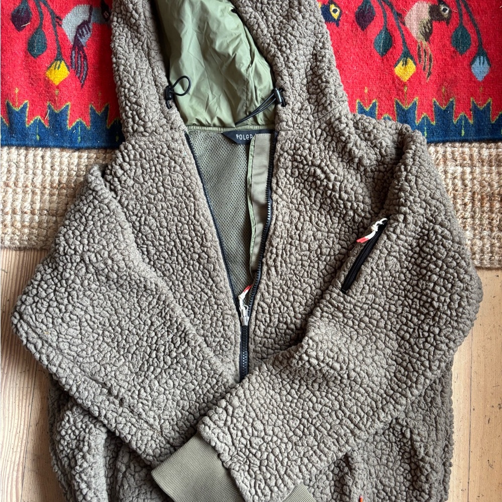 Poler Olive Green Sherpa Utility Jacket